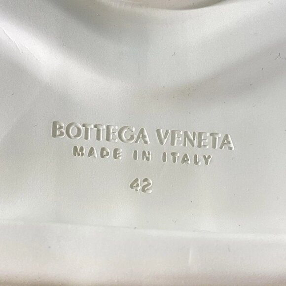 BOTTEGA VENETA - Cream Chemical Fiber Rubber Men's Sandals 492-080425 - Picture 12 of 13